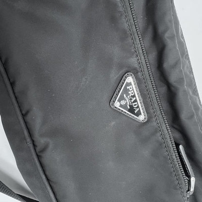 Prada Shoulder Bag Unisex Re-nylon Saffiano Triangle Logo Shoulder Crossbody