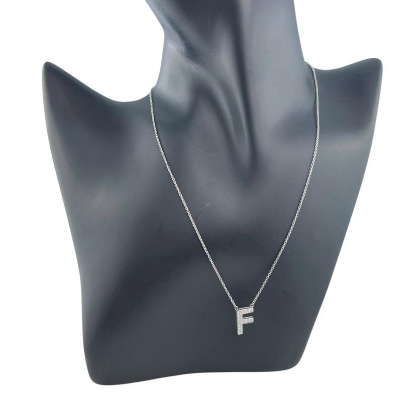 Tiffany & Co Necklace Women's Jewelry Accessories Letter Initial F Tiffany & Co