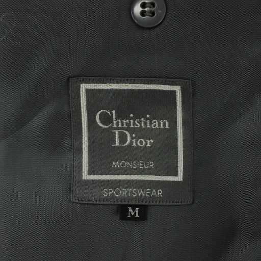 Christian DIOR Monsieur Sportswear Tailored Jacket Wool Single 2B Fully Lined