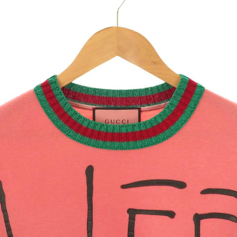 Gucci Ghost Sweat Shirt Sweatshirt Pullover Long Sleeve S Pink 422724 HK - OS