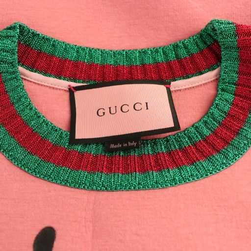 Gucci Ghost Sweat Shirt Sweatshirt Pullover Long Sleeve S Pink 422724 HK - OS