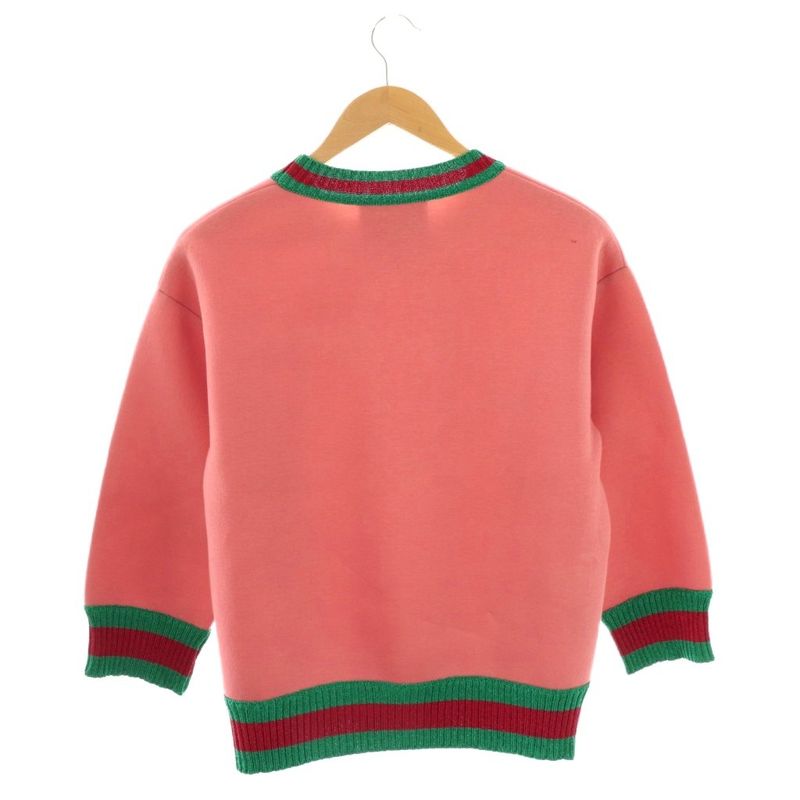 Gucci Ghost Sweat Shirt Sweatshirt Pullover Long Sleeve S Pink 422724 HK - OS