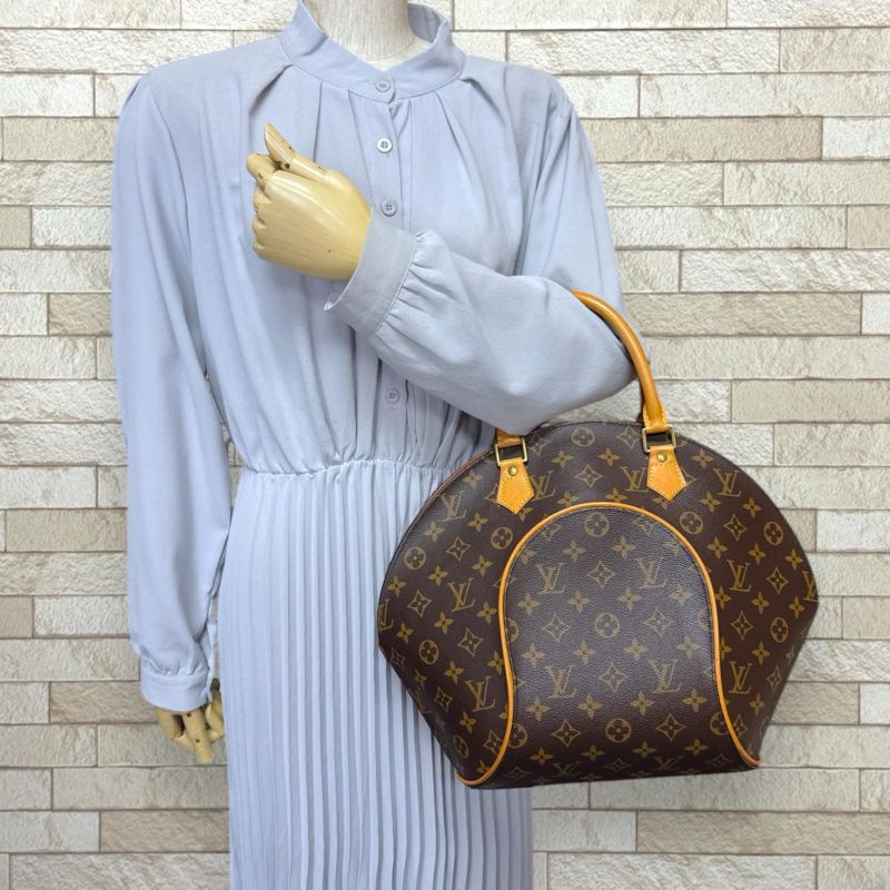 Louis Vuitton Ellipse MM Monogram Tote Bag Monogram Canvas M51126 Brown Women