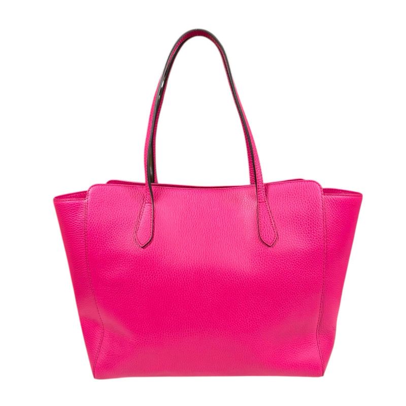 Gucci Swing Tote Bag Leather 354397 Pink Ladies Gucci Preowned Gucci