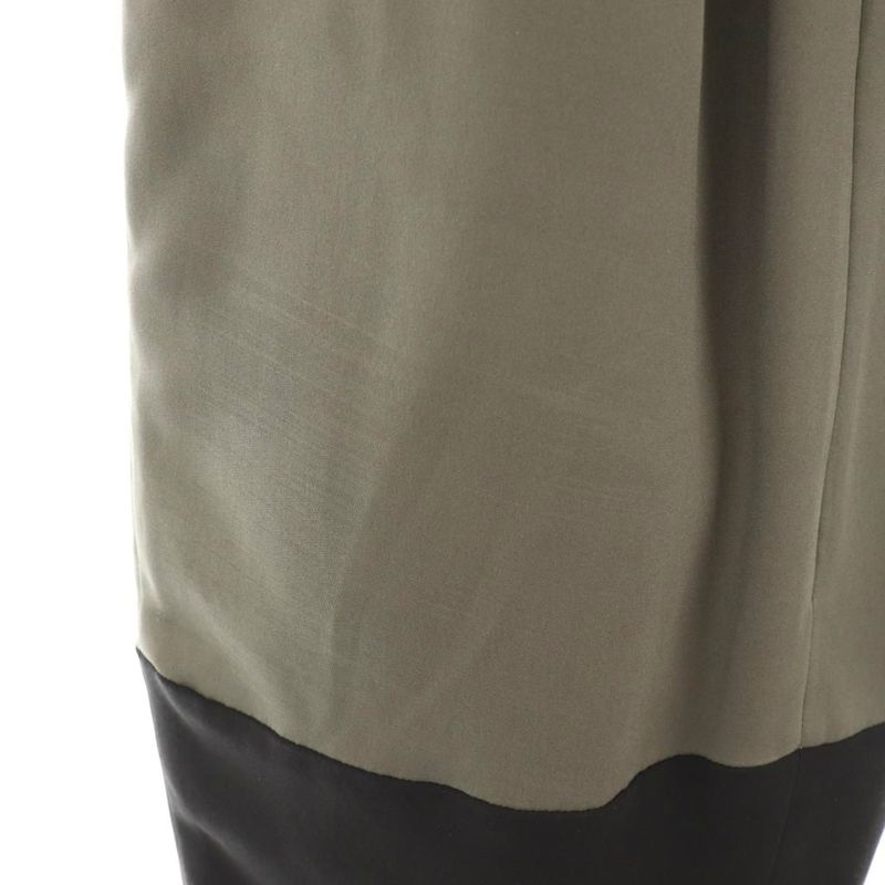 Celine Silk Dress Mini Sleeveless 34 Gray Black HK - OS