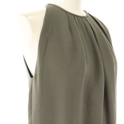 Celine Silk Dress Mini Sleeveless 34 Gray Black HK - OS
