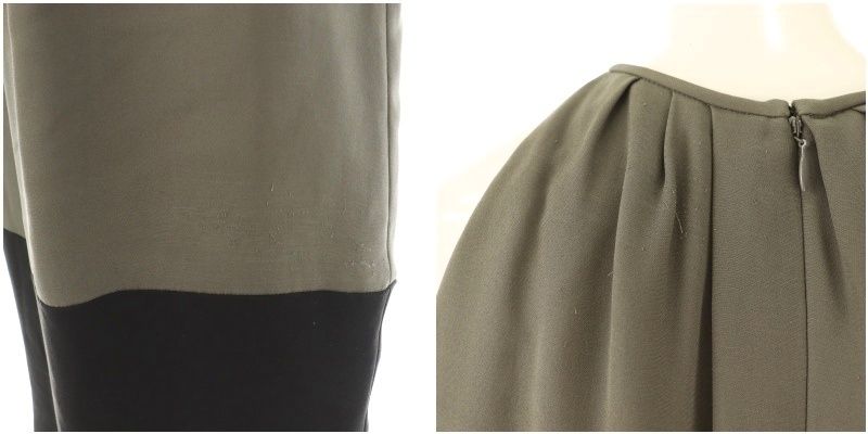 Celine Silk Dress Mini Sleeveless 34 Gray Black HK - OS