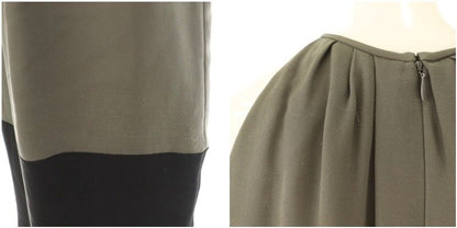 Celine Silk Dress Mini Sleeveless 34 Gray Black HK - OS