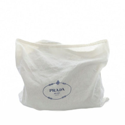 Prada Tote Shoulder Bag 2way Crossbody Triangle Logo Plate Red Black YO22 - OH