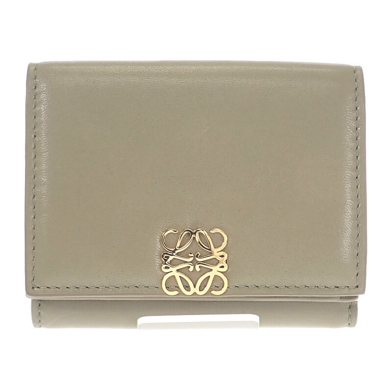 Loewe Puffer Anagram Tri-fold Wallet C821tr2x10 Trifold Wallet Shiny Napa