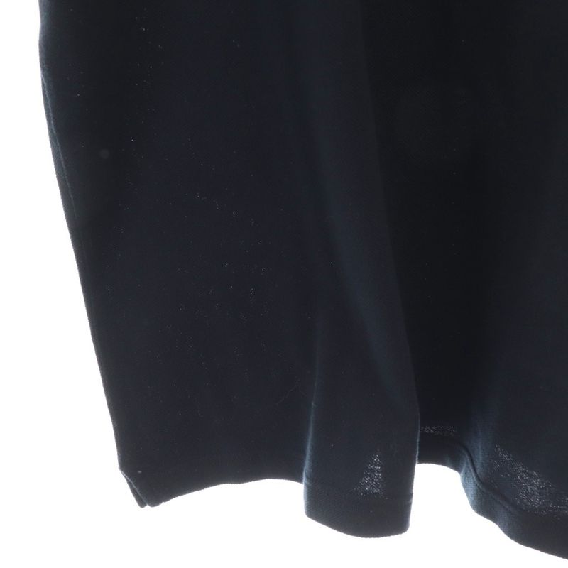 Prada Sjn256 25 Years Deer Rubber Logo Polo Shirt Short Sleeves XL Dark Navy