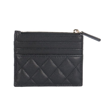 Chanel Matelasse Card Case Caviar Skin Ladies Chanel Preowned