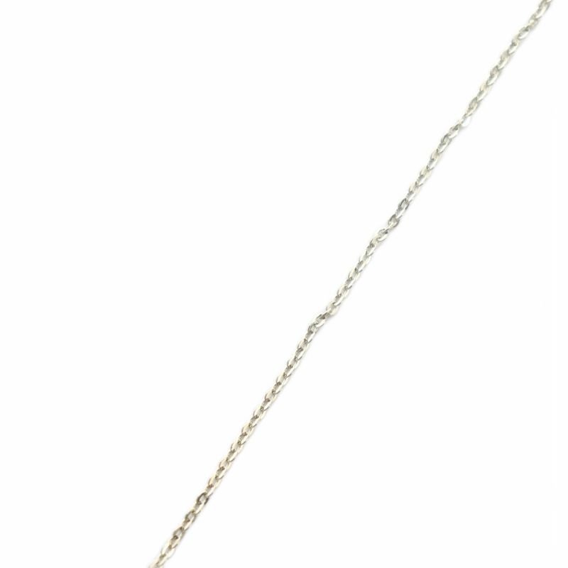 Christian DIOR Necklace Accessories Pendant Rhinestone Logo Silver Color - GY18