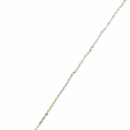 Christian DIOR Necklace Accessories Pendant Rhinestone Logo Silver Color - GY18