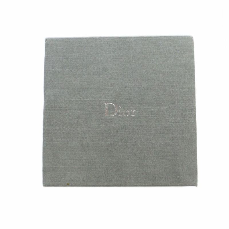 Christian DIOR Necklace Accessories Pendant Rhinestone Logo Silver Color - GY18