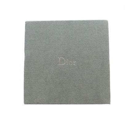 Christian DIOR Necklace Accessories Pendant Rhinestone Logo Silver Color - GY18