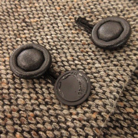 Christian DIOR Suit Setup 2 Piece Tweed Collarless Jacket Mimore Skirt 9 Gray