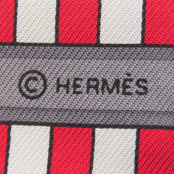 Hermes Scarf Twillie Silk Gris X Jeanne Vif X Veil [voltes Et Pirouettes Voltes