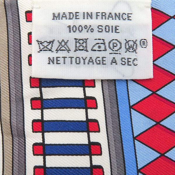 Hermes Scarf Twillie Silk Gris X Jeanne Vif X Veil [voltes Et Pirouettes Voltes