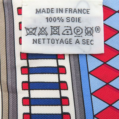 Hermes Scarf Twillie Silk Gris X Jeanne Vif X Veil [voltes Et Pirouettes Voltes