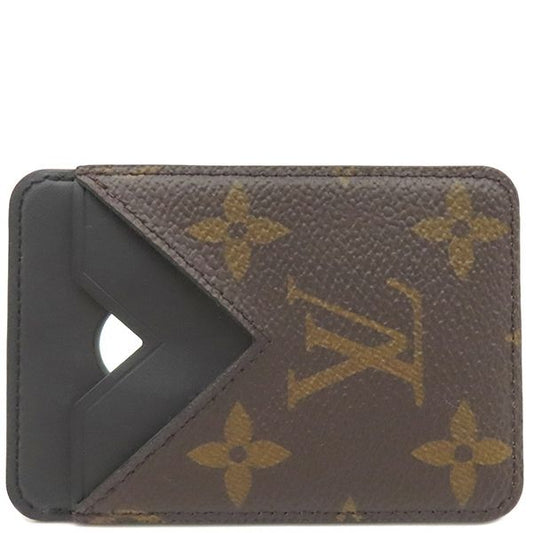 Louis Vuitton Card Case Porte Carte Magnet Monogram Macassar Monogram Noir
