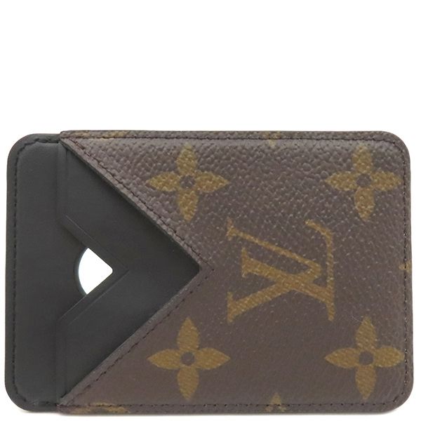 Louis Vuitton Card Case Porte Carte Magnet Monogram Macassar Monogram Noir