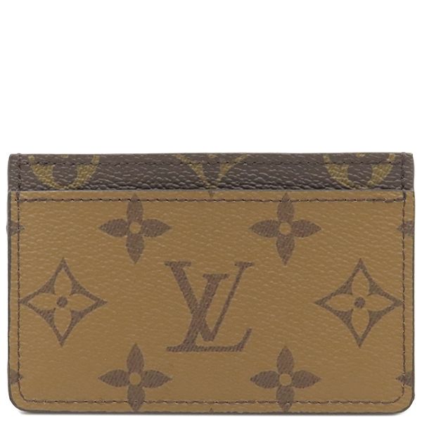 Louis Vuitton Card Case Porte Carte Surple Monogram Canvas Monogram Reverse