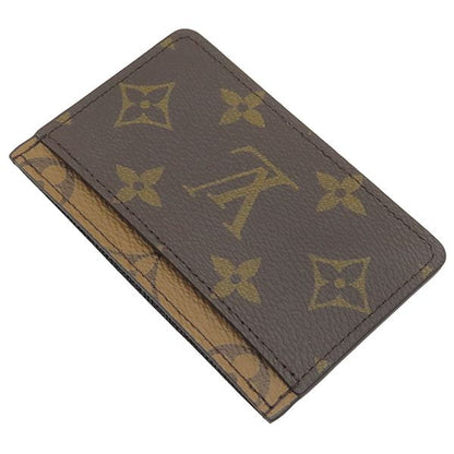 Louis Vuitton Card Case Porte Carte Surple Monogram Canvas Monogram Reverse