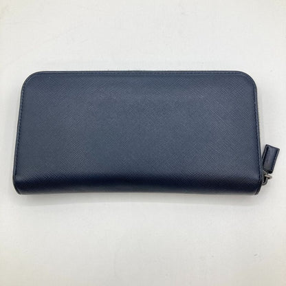 Prada Round Zipper Long Wallet 2ml317 Navy