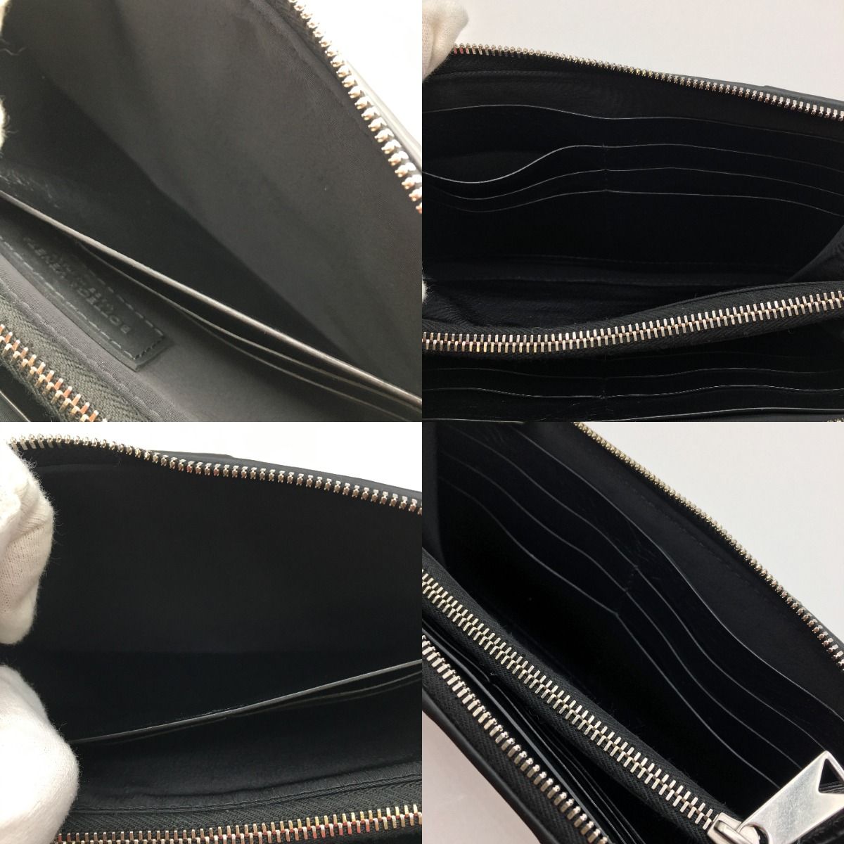 Bottega Veneta Cassette Zip Around Fastener Wallet 690945