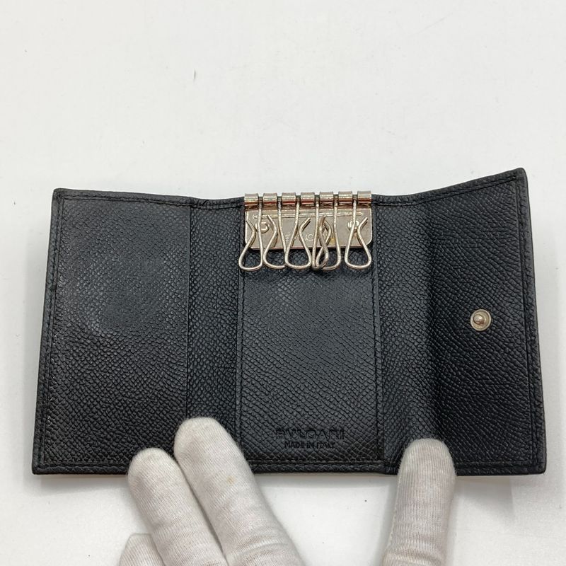 Bvlgari Bvlgari Class Ico Key Case 6-Ring Men's 20234 Black