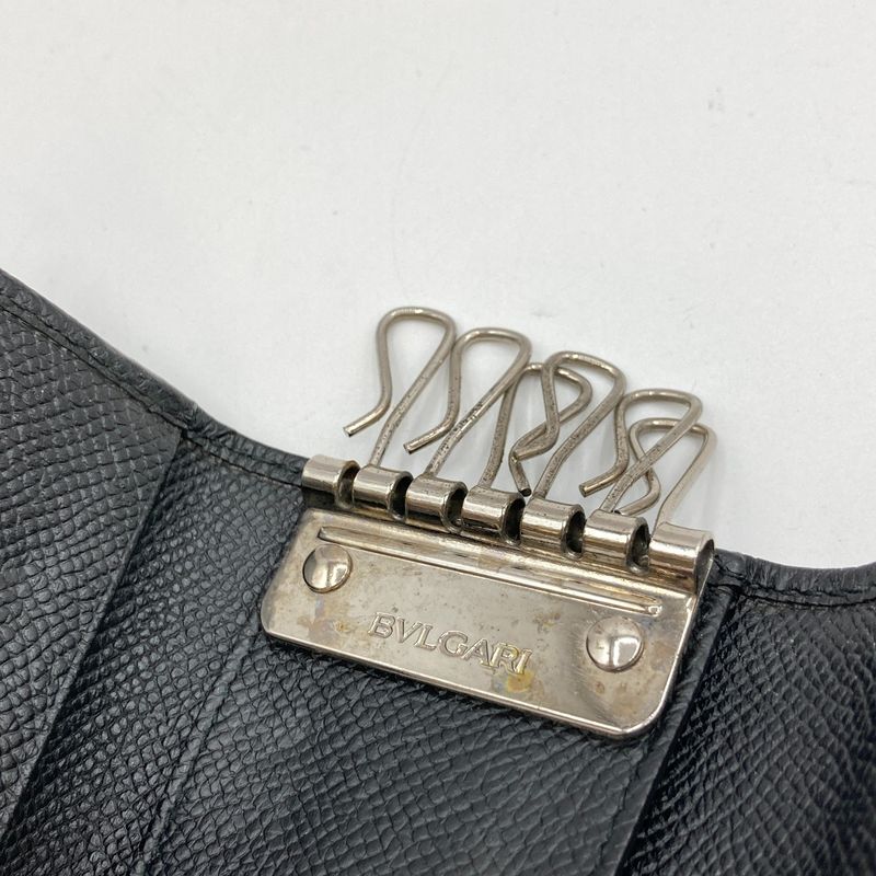 Bvlgari Bvlgari Class Ico Key Case 6-Ring Men's 20234 Black