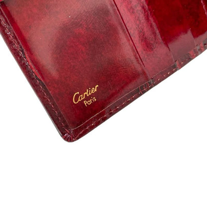 Cartier Bifold Wallet Happy Birthday Bordeaux Leather