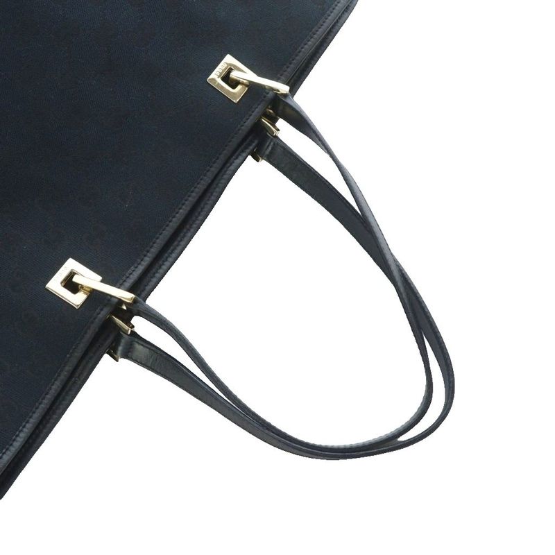Gucci Tote Bag GG Canvas Black 002 1097 001012 RI - OS