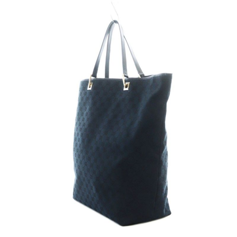 Gucci Tote Bag GG Canvas Black 002 1097 001012 RI - OS