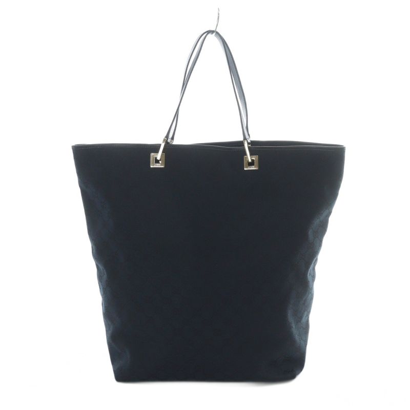 Gucci Tote Bag GG Canvas Black 002 1097 001012 RI - OS