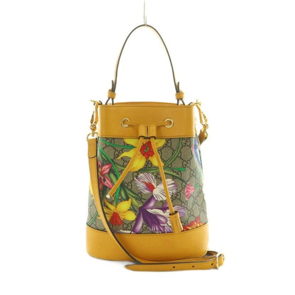 Gucci Ophidia Small Basket Bag 2WAY Handbag Shoulder Bag GG Pattern Flora