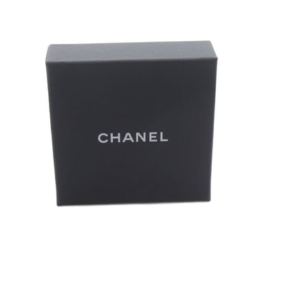 Chanel 31 RUE Cambon Coco Mark Clover Pin Brooch Rhinestone Black B23S YO6 - OH