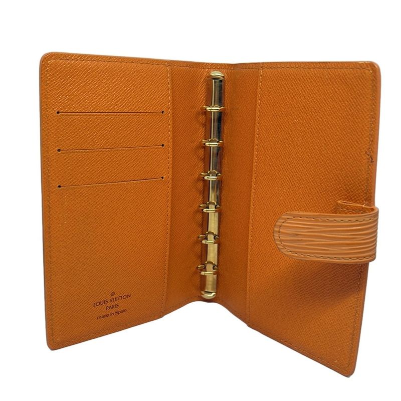 Louis Vuitton Notebook Epi Agenda PM R2005h Mandarin Leather