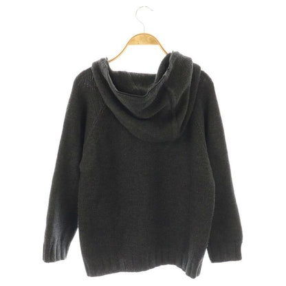 Chanel 99A P13654v00632 Middle Gauge Knit Hoodie Knit Sweater 34 Charcoal Black