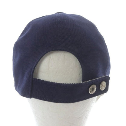 Hermes TESS Cap Hat Canvas 56 Navy YO9 - OH