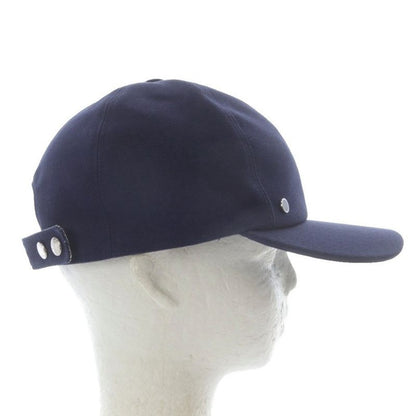 Hermes TESS Cap Hat Canvas 56 Navy YO9 - OH