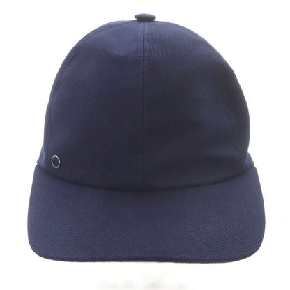 Hermes TESS Cap Hat Canvas 56 Navy YO9 - OH
