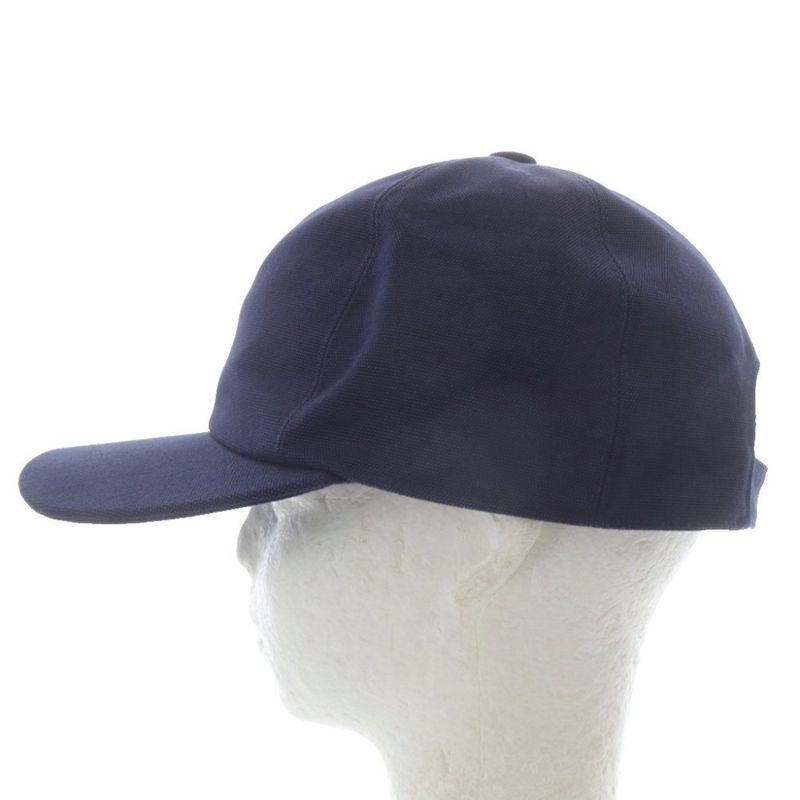 Hermes TESS Cap Hat Canvas 56 Navy YO9 - OH