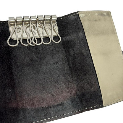 Celine Key Case - Black And Beige 6 Hooks Leather