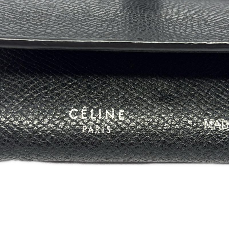 Celine Key Case - Black And Beige 6 Hooks Leather