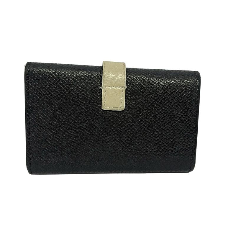 Celine Key Case - Black And Beige 6 Hooks Leather