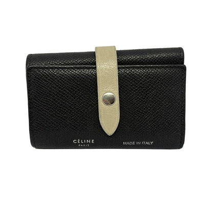 Celine Key Case - Black And Beige 6 Hooks Leather