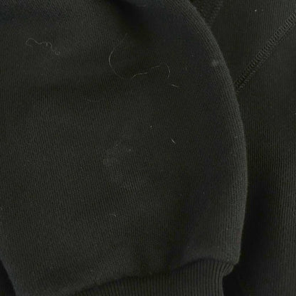 Gucci Cropped Pullover Hoodie Sweatshirt Applique Embroidery XXS Black Multicolo