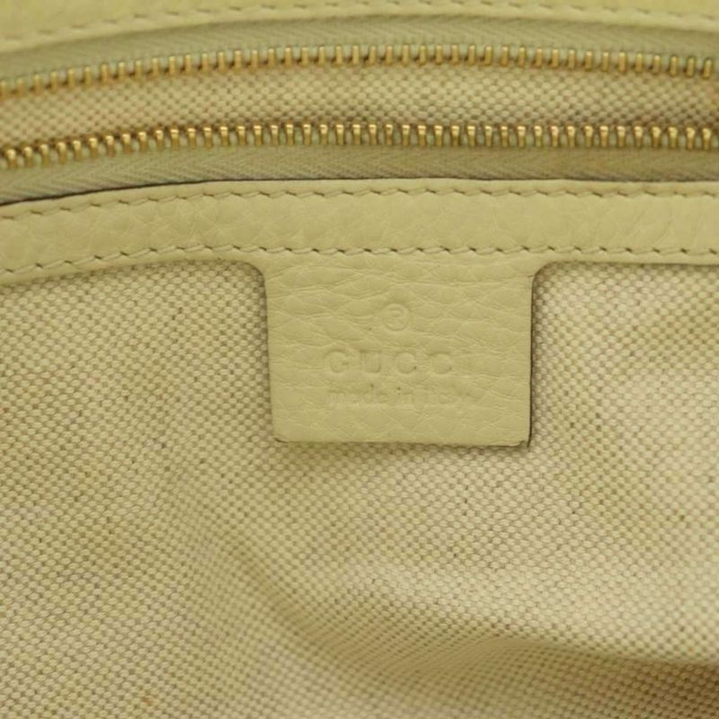 Gucci Bamboo Tote Bag Straw Leather Beige 338965 MI - OS